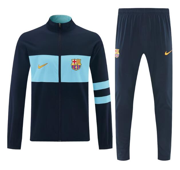 Barcelona 2026-27 Tracksuits Navy Blue Training Jacket and Pants