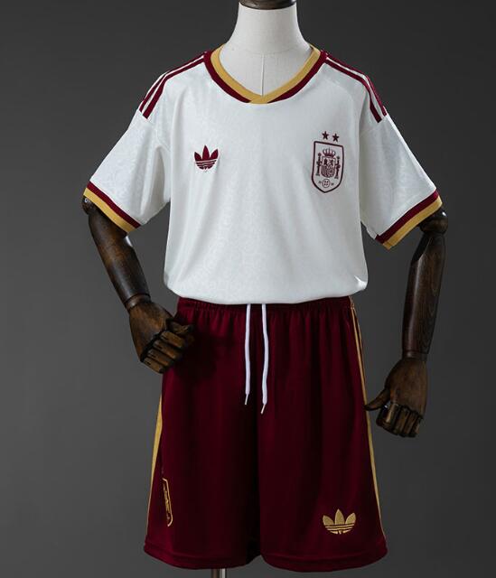 Kids 2 Stars 2026 World Cup Spain Away Soccer Children Kits