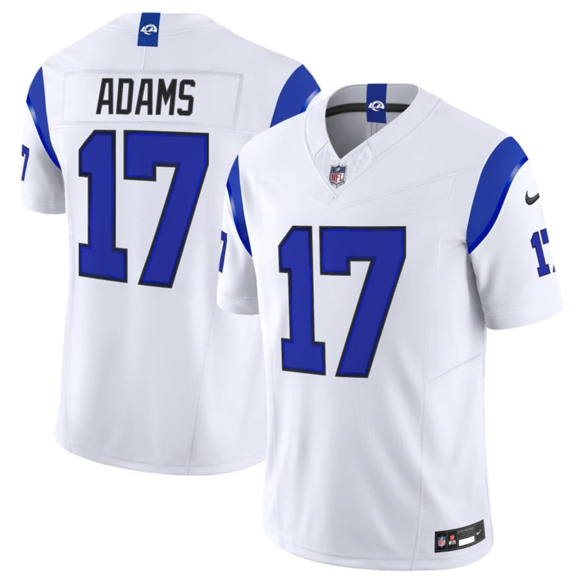 Men's Los Angeles Rams #17 Davante Adams White 2026 F.U.S.E. Vapor Limited Football Stitched Jersey
