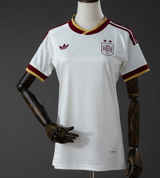 Women 2 Stars Spain 2026 World Cup Away Soccer Jersey