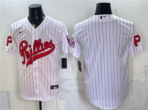 Men's Philadelphia Phillies Blank White 2026 Field of Dreams Stadium Stitched Baseball Jersey