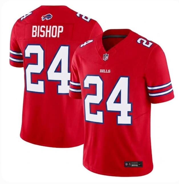 Men's Buffalo Bills #24 Cole Bishop Red F.U.S.E. Vapor Untouchable Limited Football Stitched Jersey