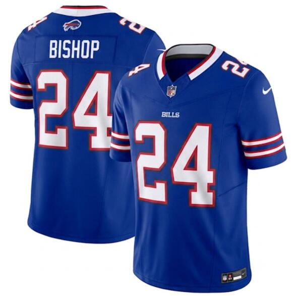 Men's Buffalo Bills #24 Cole Bishop Vapor F.U.S.E. Royal Blue Limited Jersey