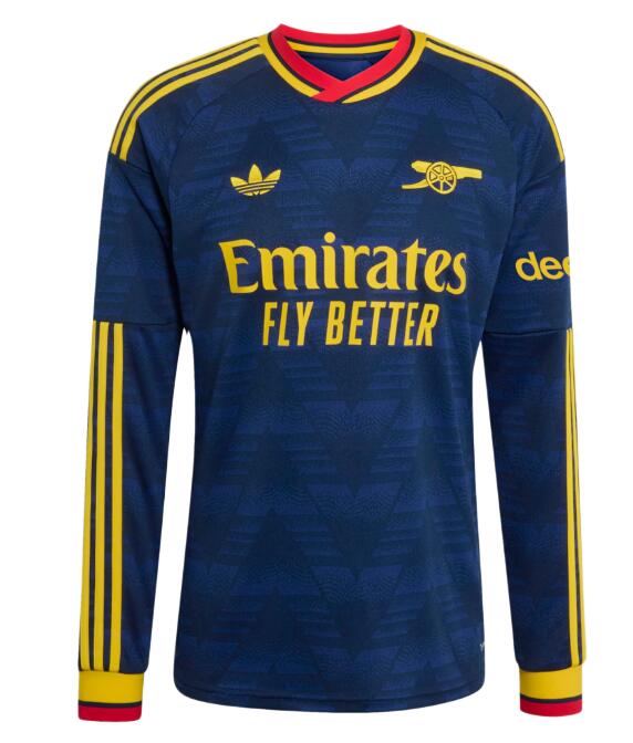 Men's Arsenal 2026-27 Away Long Sleeve Soccer AAA Jersey