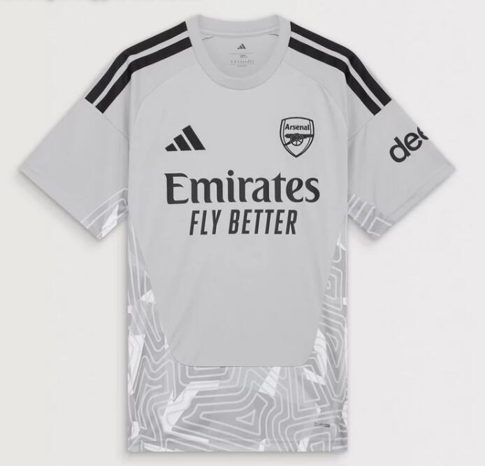 Men's Arsenal 2026-27 Goalkeeper Grey Soccer AAA Jersey