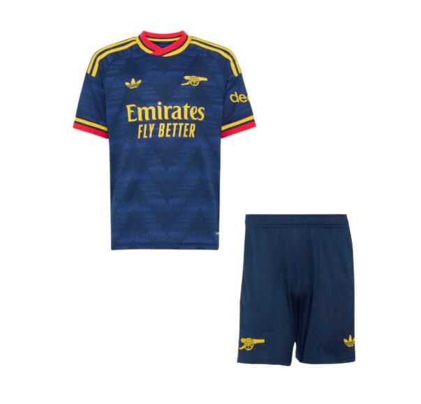 Youth 2026-27 Arsenal Away Soccer Uniforms Children Kits Kids Jersey Set