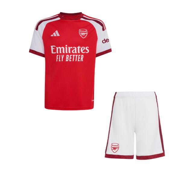 Youth 2026-27 Kids Arsenal Home Soccer Children Kits Jersey Suit