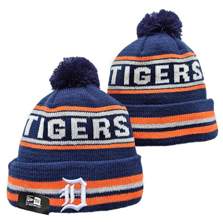 MLB Detroit Tigers Beanies Knit Hats-YD122