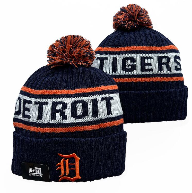 MLB Detroit Tigers Beanies Knit Hats-YD123