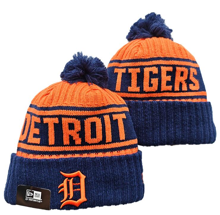 MLB Detroit Tigers Beanies Knit Hats-YD124