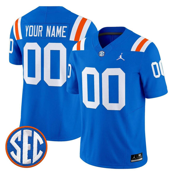 Men's Florida Gators ACTIVE PLAYER Custom Royal F.U.S.E. 1960s Throwback Vaport Limited Stitched Jersey