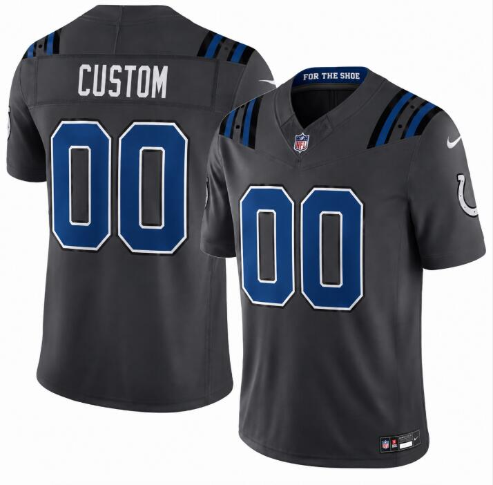 Indianapolis Colts Custom Dark Gray 2026 F.U.S.E. Rivalries Collection Limited Stitched Football Jersey