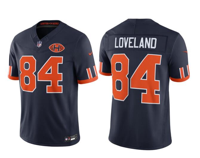 Men's Chicago Bears #84 Colston Loveland Rivalries Collection Nike NFL Limited Jersey