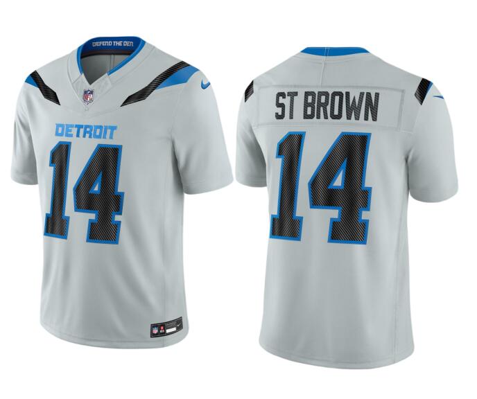 Men's Detroit Lions #14 Amon-Ra St. Brown Rivalries Collection Nike NFL Limited Jersey