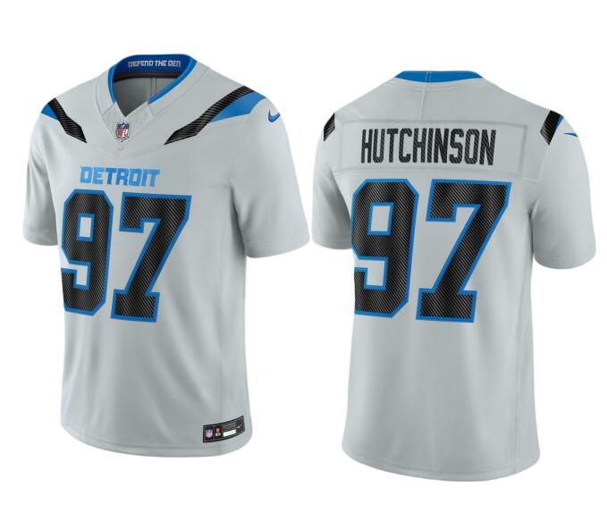 Men's Detroit Lions #97 Aidan Hutchinson Rivalries Collection Nike NFL Limited Jersey