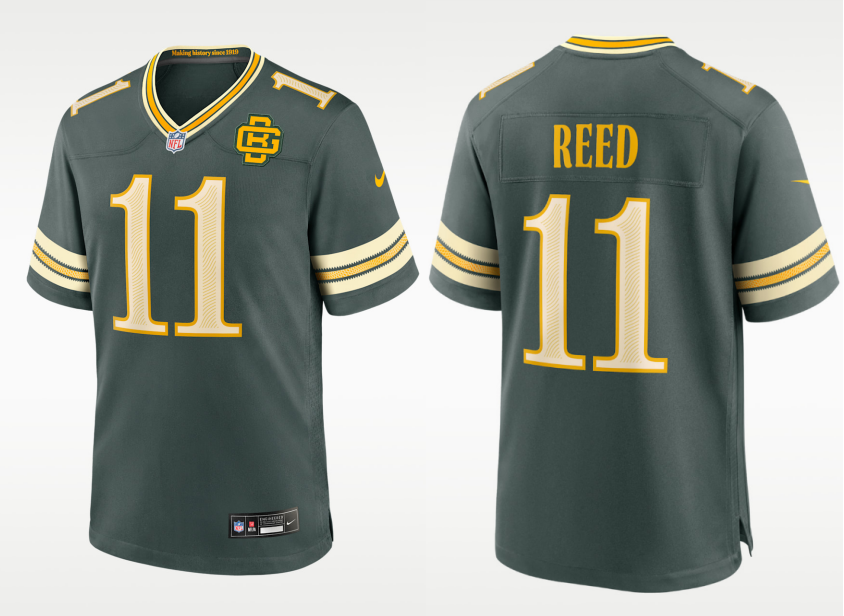 Men's Green Bay Packers #11 Jayden Reed Rivalries Collection Nike NFL Limited Jersey