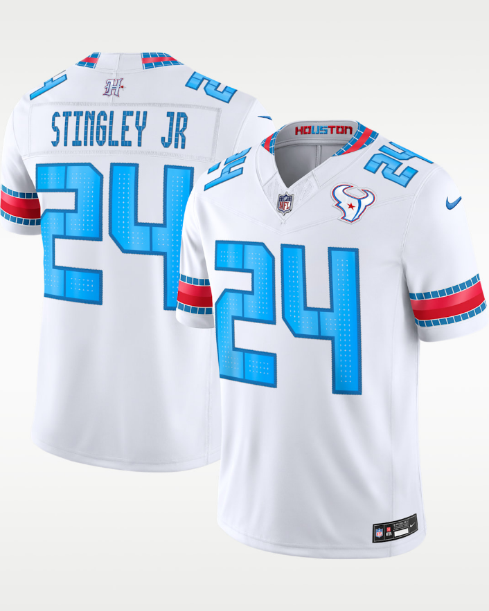 Men's Houston Texans #24 Derek Stingley Jr. Rivalries Collection Nike NFL Limited Jersey