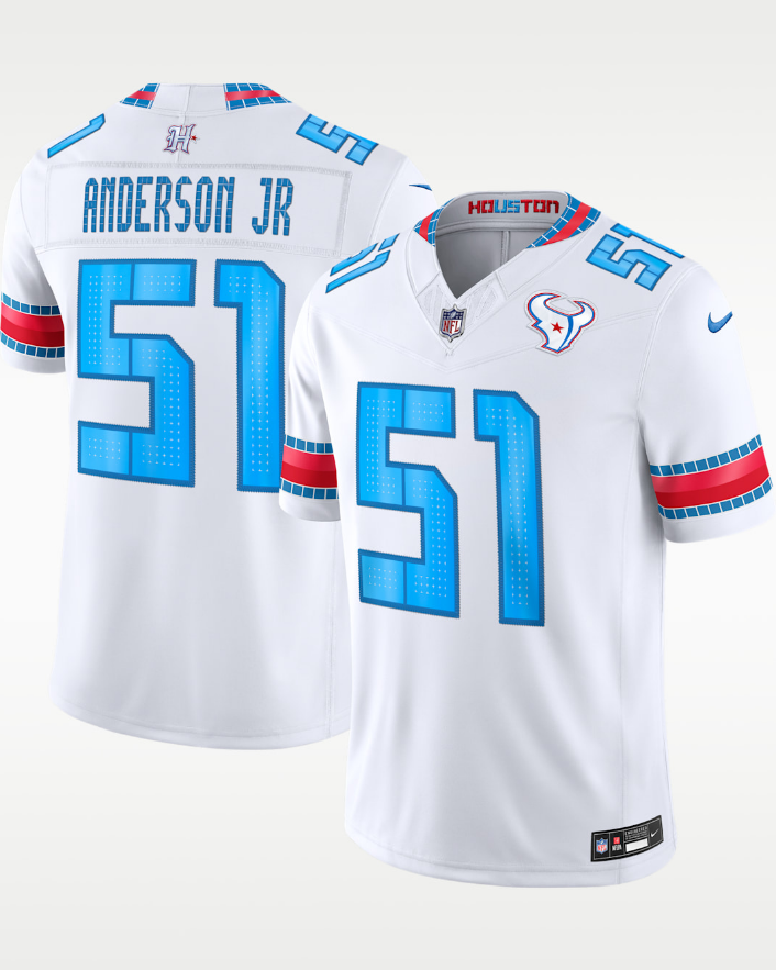 Men's Houston Texans #51 Will Anderson Jr. Rivalries Collection Nike NFL Limited Jersey
