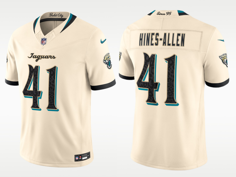 Men's Jacksonville Jaguars #41 Josh Hines-Allen Rivalries Collection Nike NFL Limited Jersey