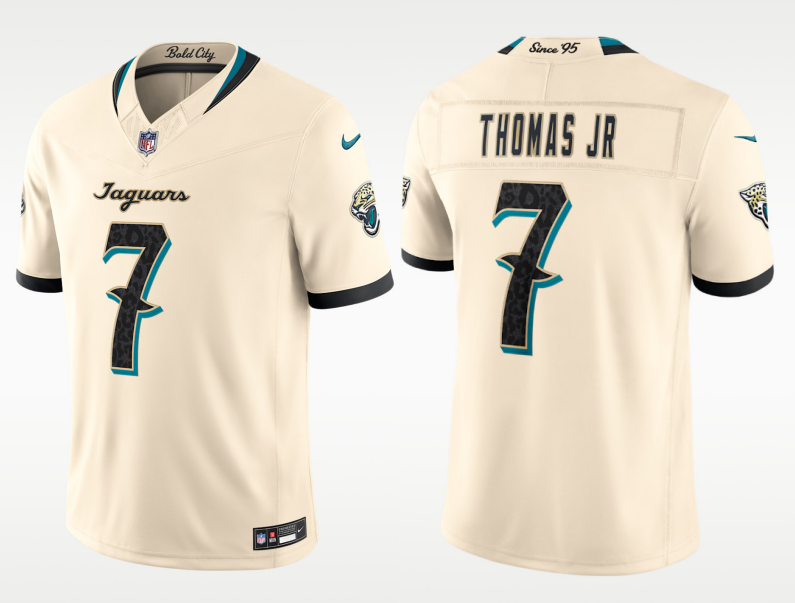 Men's Jacksonville Jaguars #7 Brian Thomas Jr. Rivalries Collection Nike NFL Limited Jersey