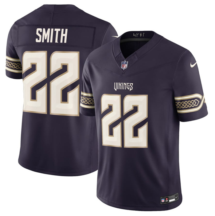 Men’s Minnesota Vikings #22 Harrison Smith Deep Purple 2026 F.U.S.E. Rivalries Collection Limited Stitched Football Jersey