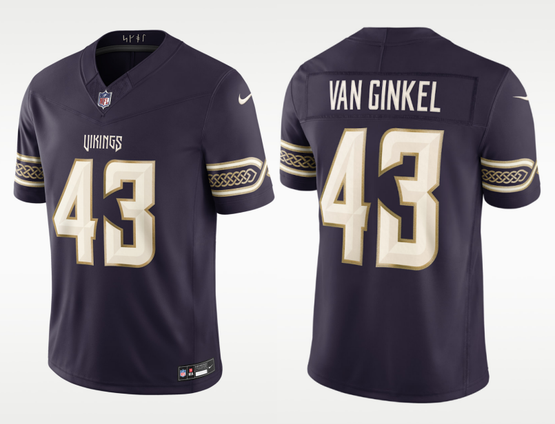 Men's Minnesota Vikings #43 Andrew Van Ginkel Rivalries Nike NFL Limited JerseyCollection