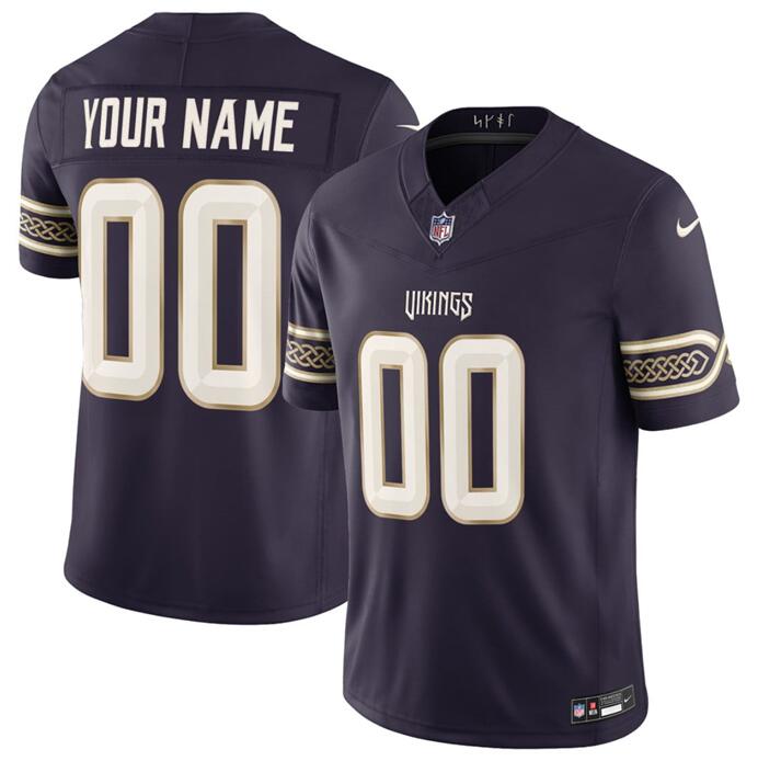 Minnesota Vikings Active Player Custom Deep Purple 2026 F.U.S.E. Rivalries Collection Limited Stitched Football Jersey