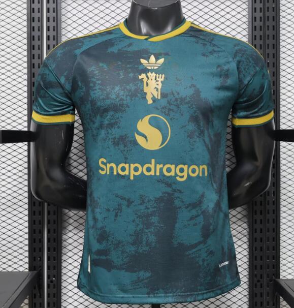 Men Manchester United 2026-27 Special Edition Green Soccer Jersey Player Version
