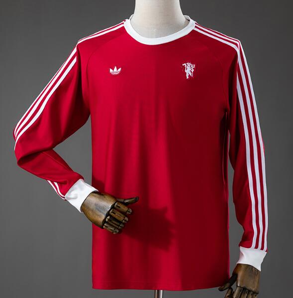 Men Manchester United 2026-27 Special Edition Terrace Icons Long Sleeve T-Shirt Red