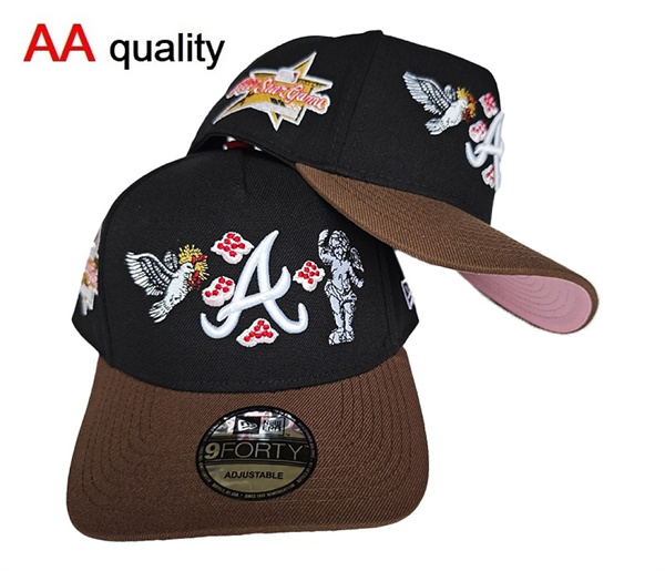 Atlanta Braves Stitched Snapback MLB Hats-YD217