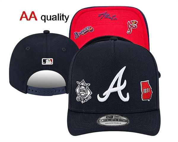 Atlanta Braves Stitched Snapback MLB Hats-YD222