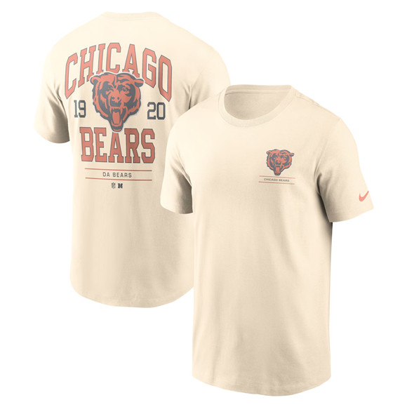 Men's Chicago Bears Natural Freestyle Essential T-Shirt