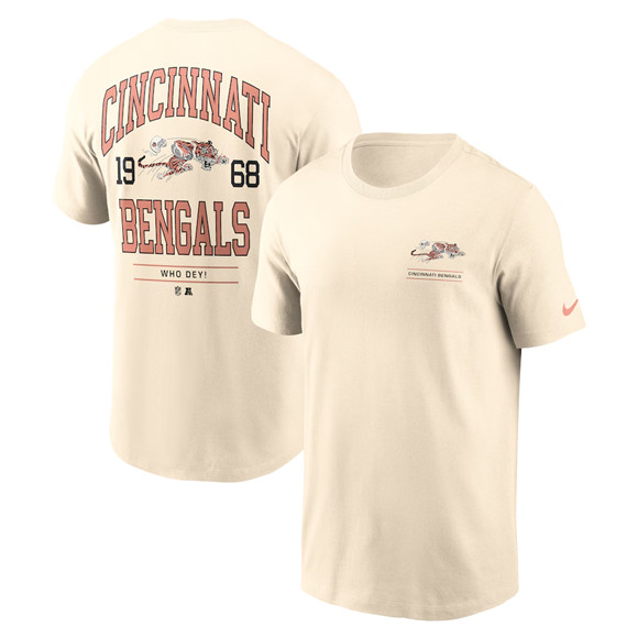 Men's Cincinnati Bengals Natural Freestyle Essential T-Shirt