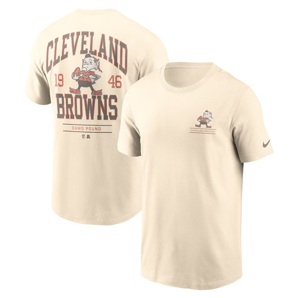 Men's Cleveland Browns Natural Freestyle Essential T-Shirt
