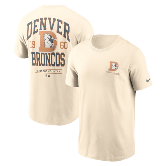Men's Denver Broncos Natural Freestyle Essential T-Shirt