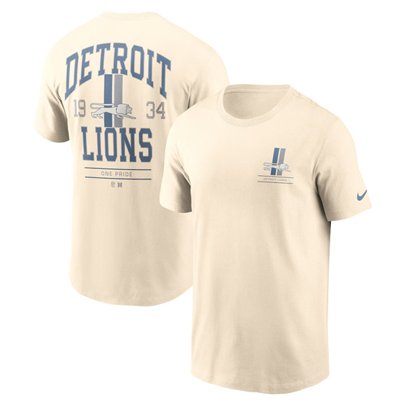 Men's Detroit Lions Natural Freestyle Essential T-Shirt