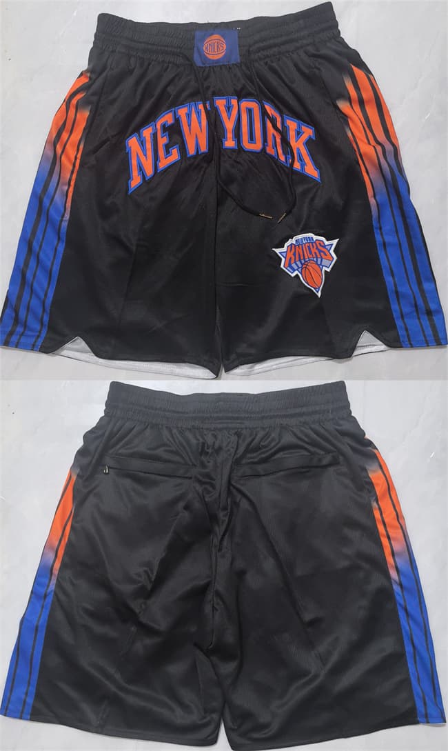 Men's New Yok Knicks Black 2026 Shorts (Run Small)
