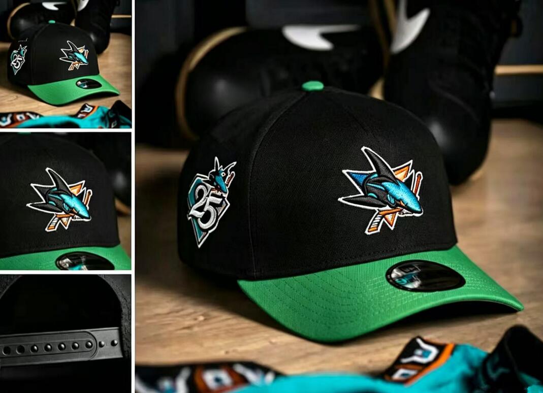 San Jose Sharks Stitched NHL Snapback Hats-TX304