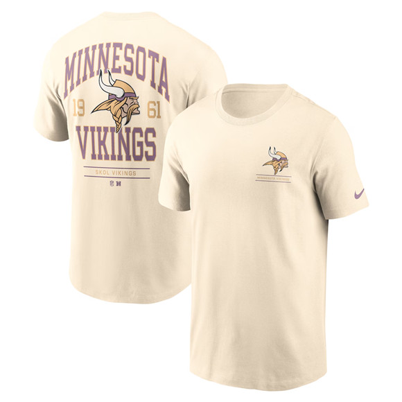 Men's Minnesota Vikings Natural Freestyle Essential T-Shirt