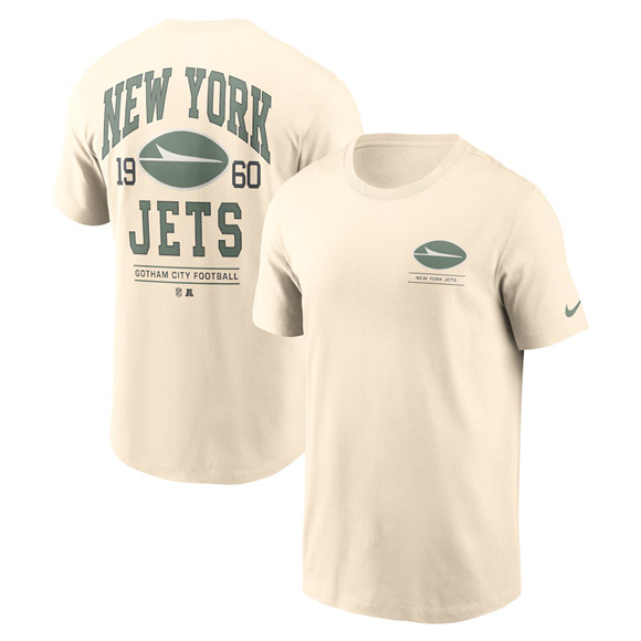 Men's New York Jets Natural Freestyle Essential T-Shirt