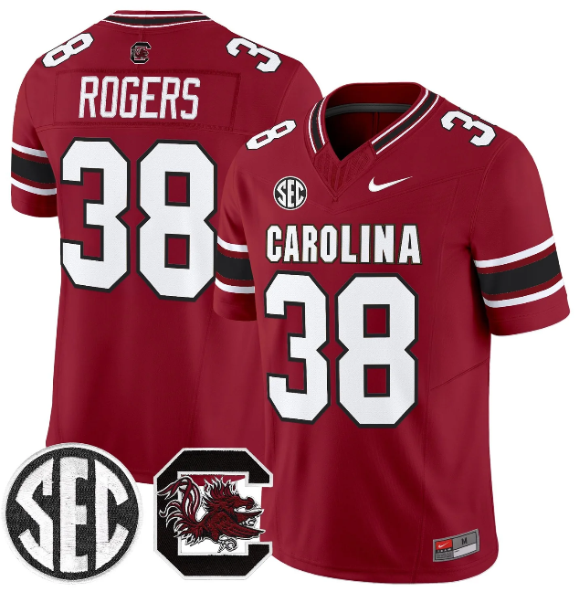 Men's South Carolina Fighting Gamecocks #38 George Rogers Garnet 2026 F.U.S.E. Stitched Nike Jersey