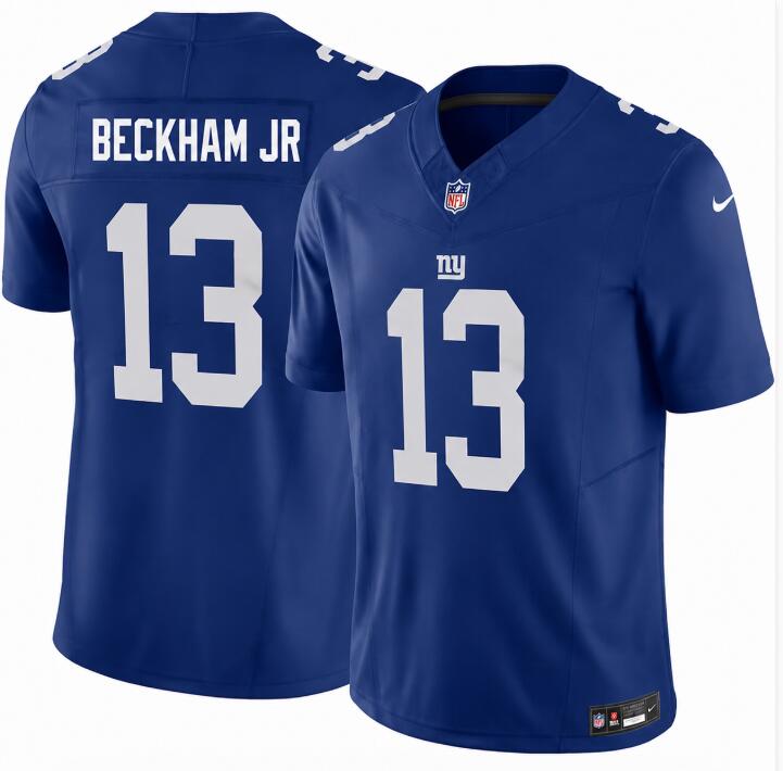 Men's New York Giants #13 Odell Beckham Jr Blue 2026 F.U.S.E. Vapor Untouchable Limited Football Stitched Jersey
