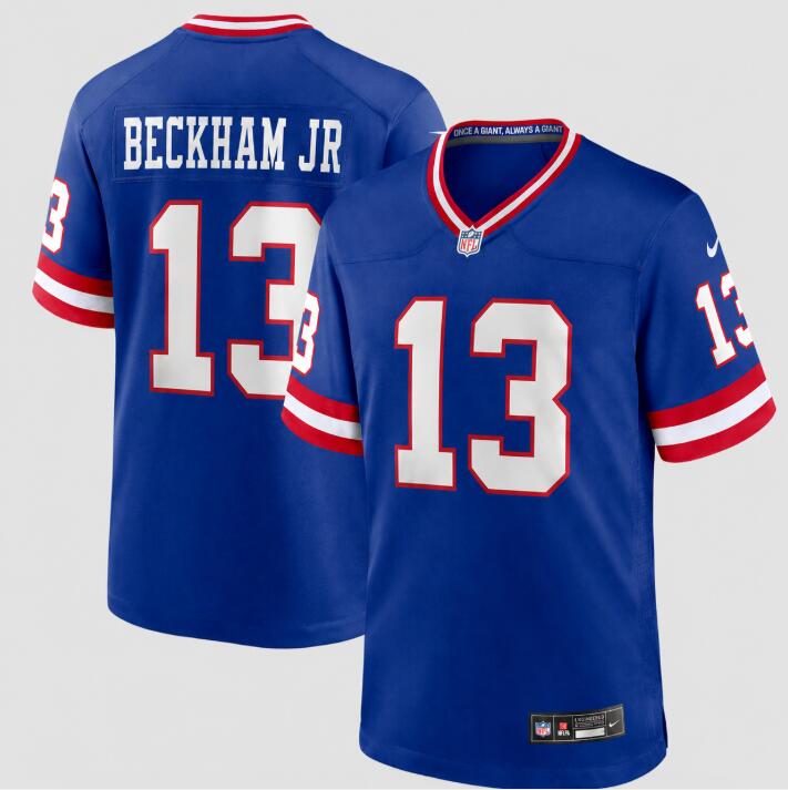 Men's New York Giants #13 Odell Beckham Jr Nike Royal Alternate 2 Legacy Game Jersey