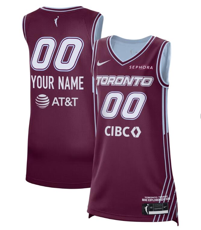 Unisex Nike Bordeaux Toronto Tempo Victory Custom Sponsor Patch Jersey - Explorer Edition