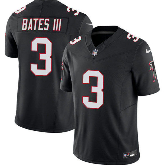 Men's Atlanta Falcons #3 Jessie Bates III Black F.U.S.E. Vapor Untouchable Limited Stitched Football Stitched Jersey