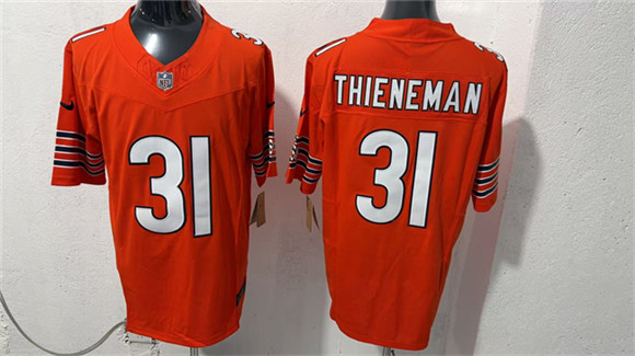 Men's Chicago Bears #31 Dillon Thieneman Orange 2026 F.U.S.E. Vapor Untouchable Limited Football Stitched Jersey