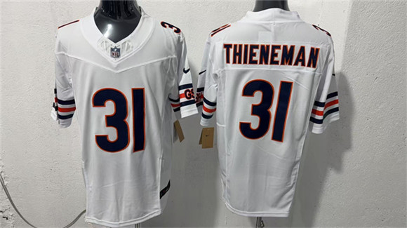 Men's Chicago Bears #31 Dillon Thieneman White 2026 F.U.S.E. Vapor Untouchable Limited Football Stitched Jersey