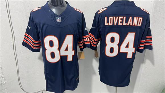 Men's Chicago Bears #84 Colston Loveland Navy 2026 F.U.S.E. Vapor Untouchable Limited Football Stitched Jersey