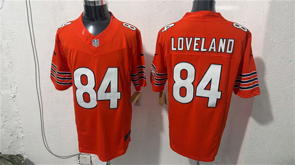 Men's Chicago Bears #84 Colston Loveland Orange 2026 F.U.S.E. Vapor Untouchable Limited Football Stitched Jersey