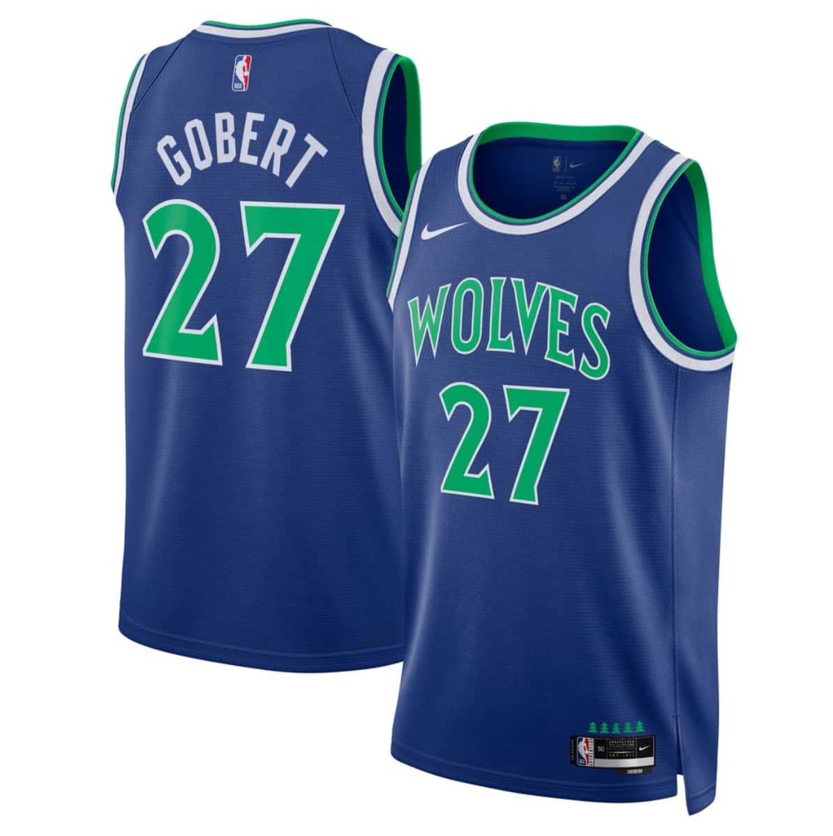 Men's Minnesota Timberwolves #27 Rudy Gobert Blue 2026-27 Icon Swingman Edition Stitched Basketball Jersey